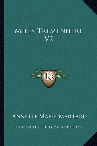 Cover image for Miles Tremenhere V2