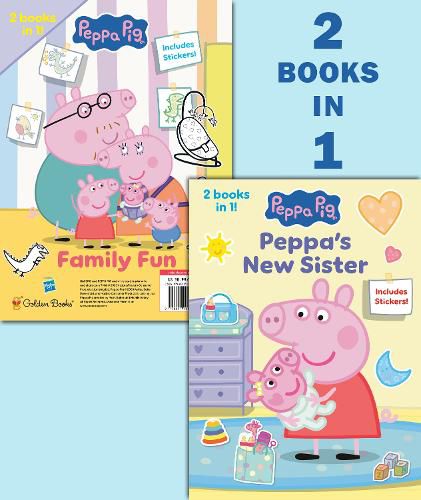 Cover image for Peppa's New Sister/Family Fun (Peppa Pig)