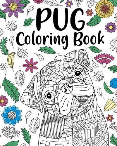Cover image for Pug Dog Coloring Book