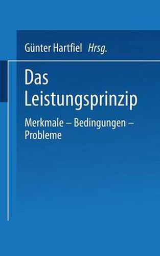 Cover image for Das Leistungsprinzip