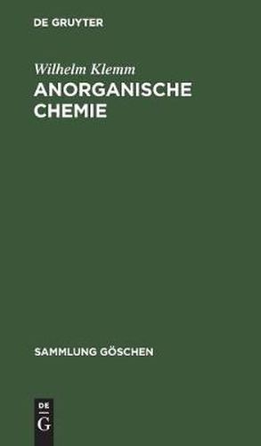 Cover image for Anorganische Chemie