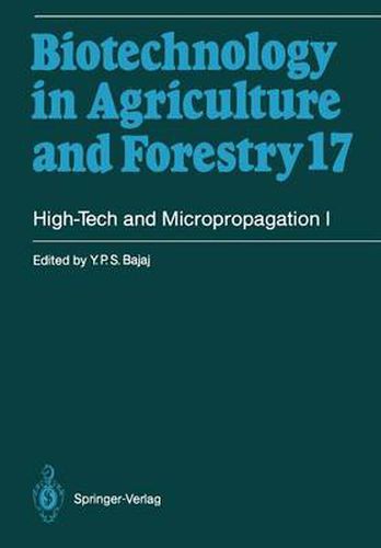 Cover image for High-Tech and Micropropagation I