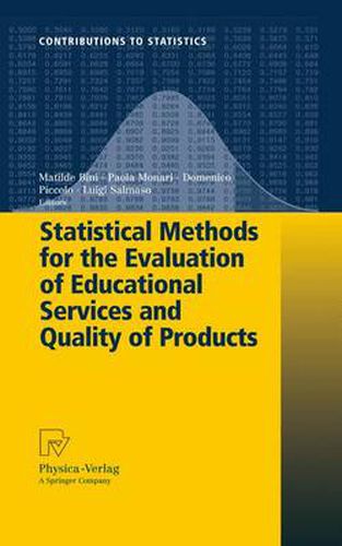 Cover image for Statistical Methods for the Evaluation of Educational Services and Quality of Products