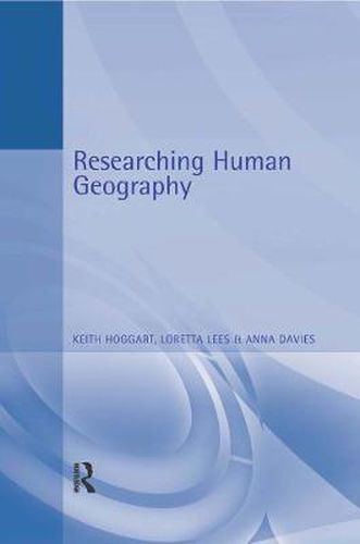 Cover image for Researching Human Geography