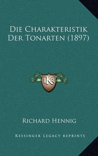 Die Charakteristik Der Tonarten (1897)