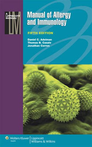 Cover image for Manual of Allergy and Immunology
