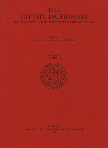 Cover image for Hittite Dictionary of the Oriental Institute of the University of Chicago Volume L-N, fascicle 2 (-ma to miyahuwant-)