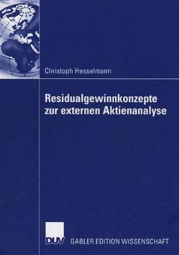 Cover image for Residualgewinnkonzepte Zur Externen Aktienanalyse