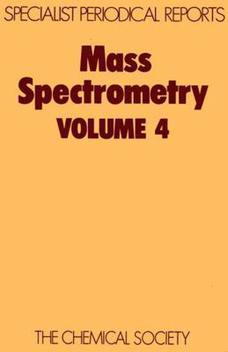 Cover image for Mass Spectrometry: Volume 4