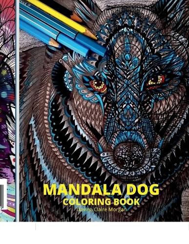 Cover image for Mandala Dog Coloring Book