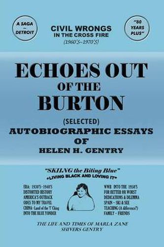 Cover image for Echoes Out of the Burton