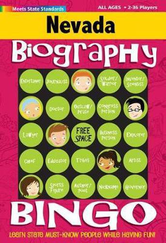 Cover image for Nevada Biography Bingo
