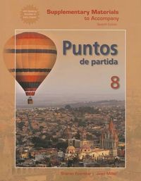 Cover image for Supplementary Materials to Accompany Puntos de Partida: An Invitation to Spanish