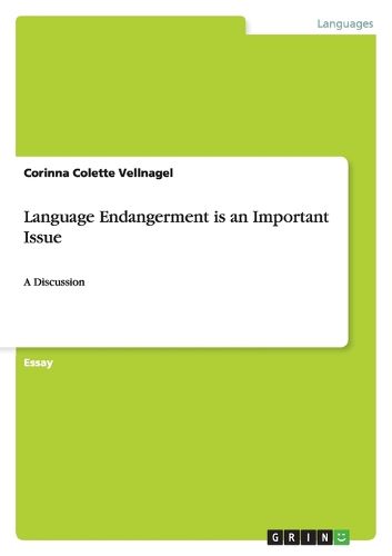 Cover image for Language Endangerment is an Important Issue