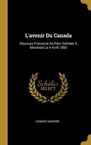 Cover image for L'avenir Du Canada