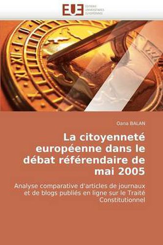 Cover image for La Citoyennet Europenne Dans Le Dbat Rfrendaire de Mai 2005