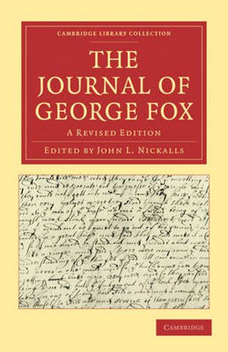 Cover image for The Journal of George Fox: A Revised Edition