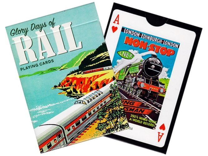Cover image for Glory Days of Rail Playing Cards