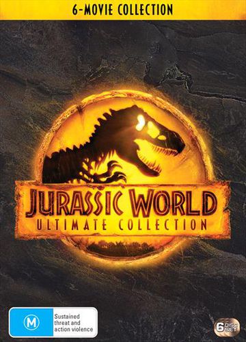 Jurassic Park 1 - 3 / Jurassic World / Jurassic World - Fallen Kingdom / Jurassic World - Dominion | 6 Movie Franchise Pack