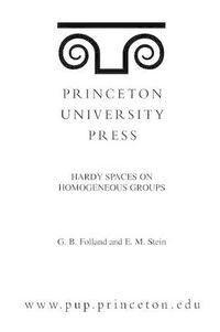 Cover image for Hardy Spaces on Homogeneous Groups