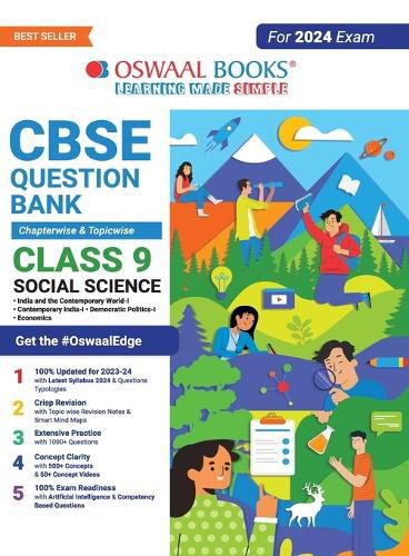 Cover image for Oswaal CBSE Class 9 Social Science Question Bank (2024 Exam)