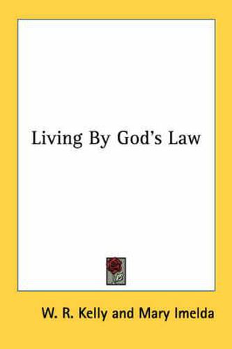 Cover image for Living by God's Law