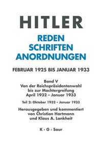 Cover image for Oktober 1932 - Januar 1933