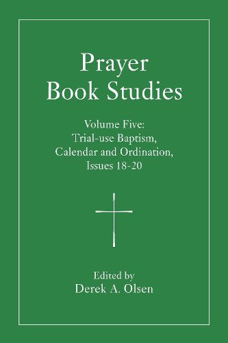 Cover image for Prayer Book Studies Volume Five