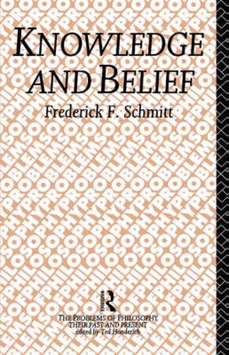 Cover image for Knowledge and Belief