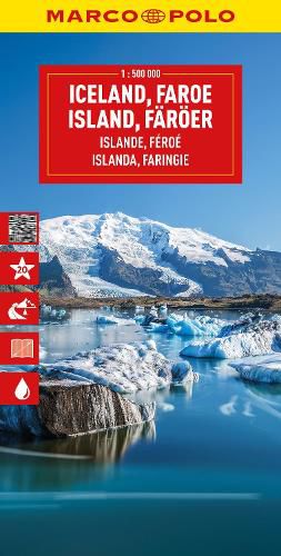 Cover image for Iceland Marco Polo Map