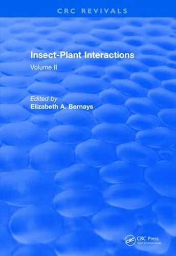 Cover image for Insect-Plant Interactions: Volume II