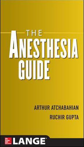 Cover image for The Anesthesia Guide