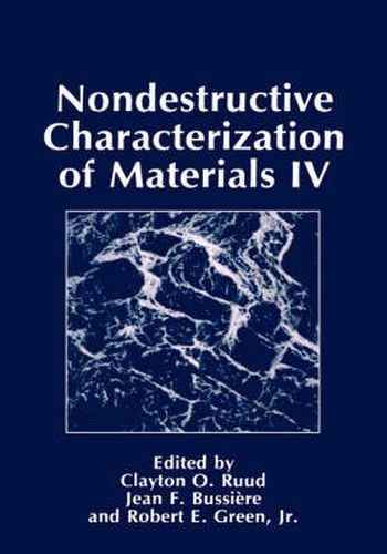 Cover image for Nondestructive Characterization of Materials IV