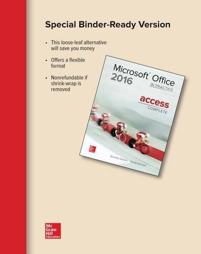 Cover image for Looseleaf for Microsoft Office Access 2016 Complete: In Practice