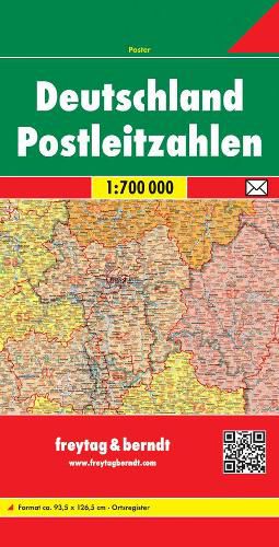 Cover image for Germany Post Codes Map 1:700 000