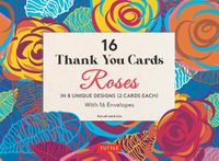 Cover image for 16 Thank You Cards, Roses