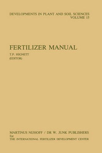 Cover image for Fertilizer Manual