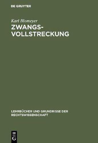 Cover image for Zwangsvollstreckung