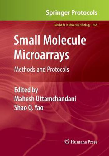 Cover image for Small Molecule Microarrays: Methods and Protocols