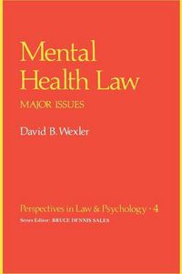 Cover image for Mental Health Law: Major Issues