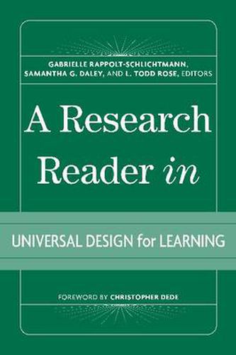 Cover image for A Research Reader in Universal Design for Learning