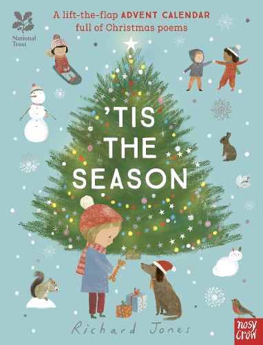 Cover image for National Trust: 'Tis the Season: A Lift-the-Flap Advent Calendar Full of Christmas Poems