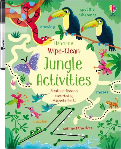 Cover image for Wipe-Clean Jungle Activities