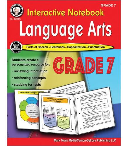 Cover image for Interactive Notebook: Language Arts Resource Book, Grade 7