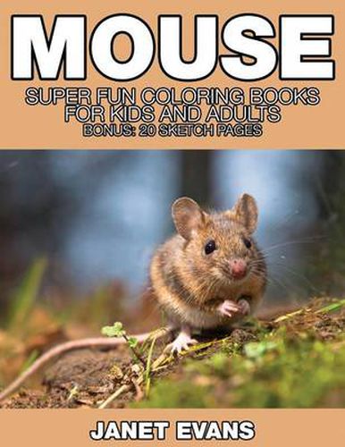 Cover image for Mouse: Super Fun Coloring Books for Kids and Adults (Bonus: 20 Sketch Pages)