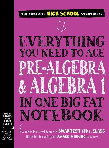 Cover image for Everything You Need to Ace Pre-Algebra and Algebra I in One Big Fat Notebook