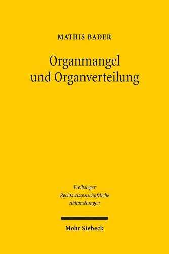 Cover image for Organmangel und Organverteilung