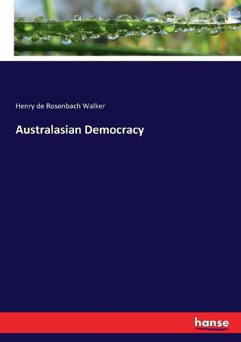 Cover image for Australasian Democracy