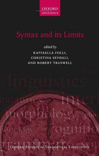 Cover image for Syntax and its Limits