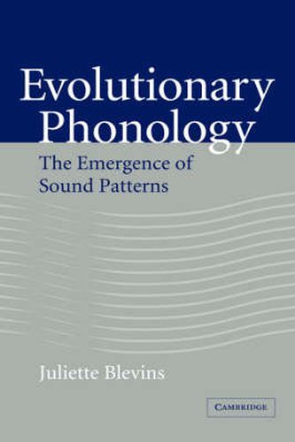 Cover image for Evolutionary Phonology: The Emergence of Sound Patterns